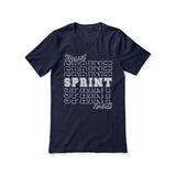 Custom Sprint Shirt With Mascot and Sprinter Name on a Unisex T-Shirt