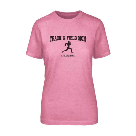 Sprint Mom with Sprinter Icon and Sprinter Name on a Unisex T-Shirt with a Black Graphic