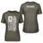 Sprint Mom Vertical Flag With Sprinter Name on a Unisex T-Shirt with a White Graphic