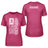 Sprint Mom Vertical Flag With Sprinter Name on a Unisex T-Shirt with a White Graphic