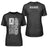 Sprint Mom Vertical Flag With Sprinter Name on a Unisex T-Shirt with a White Graphic