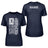 Sprint Mom Vertical Flag With Sprinter Name on a Unisex T-Shirt with a White Graphic