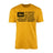 Swimming Grandpa Horizontal Flag on a Men's T-Shirt with a Black Graphic