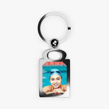 Custom Swimmer Photo Key Ring