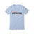 Custom Swimming Mascot and Swimmer Name on a Unisex T-Shirt with a Black Graphic