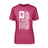 Swimming Mom Vertical Flag on a Unisex T-Shirt with a White Graphic