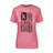 Tennis Grandma Vertical Flag on a Unisex T-Shirt with a Black Graphic