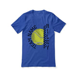 Personalized Tennis Shirt With Team and Tennis Player Name on a Unisex T-Shirt