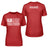 Tennis Grandma Horizontal Flag With Tennis Player Name on a Unisex T-Shirt with a White Graphic