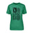 Tennis Grandma Vertical Flag on a Unisex T-Shirt with a Black Graphic