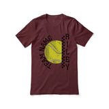 Personalized Tennis Shirt With Team and Tennis Player Name on a Unisex T-Shirt