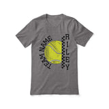 Personalized Tennis Shirt With Team and Tennis Player Name on a Unisex T-Shirt