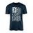 Volleyball Grandpa Vertical Flag on a Men's T-Shirt with a White Graphic