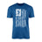 Volleyball Grandpa Vertical Flag on a Men's T-Shirt with a White Graphic