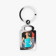 Custom Volleyball Player Photo Key Ring