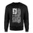 Volleyball Mom Vertical Flag on a Sweatshirt with a White Graphic