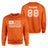 Volleyball Dad Horizontal Flag With Volleyball Player Name on a Sweatshirt with a White Graphic