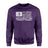 Volleyball Dad Horizontal Flag on a Sweatshirt with a White Graphic