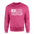 Volleyball Dad Horizontal Flag on a Sweatshirt with a White Graphic