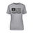 Volleyball Mom Horizontal Flag on a Unisex T-Shirt with a Black Graphic