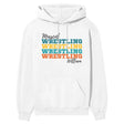 Personalized Wrestling Wrestling Wrestling on a Hoodie With Mascot and Wrestler Name on a Hoodie