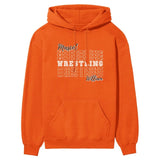 Custom Wrestling on a Sweatshirt With Mascot and Wrestler Name on a Hoodie