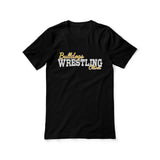 Custom Wrestling Mascot and Wrestler Name on a Unisex T-Shirt with a White Graphic