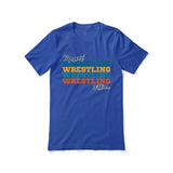 Personalized Wrestling Wrestling Wrestling Shirt With Mascot and Wrestler Name on a Unisex T-Shirt