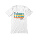 Personalized Wrestling Wrestling Wrestling Shirt With Mascot and Wrestler Name on a Unisex T-Shirt