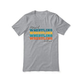 Personalized Wrestling Wrestling Wrestling Shirt With Mascot and Wrestler Name on a Unisex T-Shirt