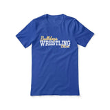 Custom Wrestling Mascot and Wrestler Name on a Unisex T-Shirt with a White Graphic