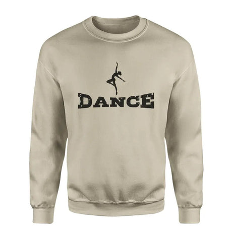 Basic Dance with Dancer Icon on a Sweatshirt with a Black Graphic