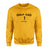 Golf Dad with Golfer Icon and Golfer Name on a Sweatshirt with a Black Graphic