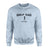 Golf Dad with Golfer Icon and Golfer Name on a Sweatshirt with a Black Graphic