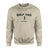 Golf Dad with Golfer Icon and Golfer Name on a Sweatshirt with a Black Graphic
