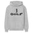 Basic Golf with Golfer Icon on a Hoodie with a Black Graphic