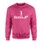 Basic Golf with Golfer Icon on a Sweatshirt with a White Graphic