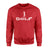 Basic Golf with Golfer Icon on a Sweatshirt with a White Graphic