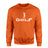 Basic Golf with Golfer Icon on a Sweatshirt with a White Graphic