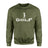 Basic Golf with Golfer Icon on a Sweatshirt with a White Graphic