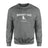 Hockey Dad with Hockey Player Icon and Hockey Player Name on a Sweatshirt with a White Graphic