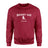 Hockey Dad with Hockey Player Icon and Hockey Player Name on a Sweatshirt with a White Graphic