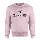 Basic Javelin with Javelin Thrower Icon on a Sweatshirt with a Black Graphic