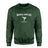 Martial Arts Dad with Martial Artist Icon and Martial Artist Name on a Sweatshirt with a White Graphic