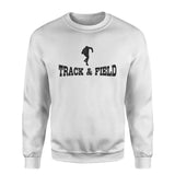 Basic Shot put with Shot putter Icon on a Sweatshirt with a Black Graphic