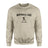 Softball Dad with Softball Player Icon and Softball Player Name on a Sweatshirt with a Black Graphic
