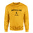 Softball Dad with Softball Player Icon and Softball Player Name on a Sweatshirt with a Black Graphic