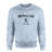 Softball Dad with Softball Player Icon and Softball Player Name on a Sweatshirt with a Black Graphic