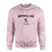 Softball Dad with Softball Player Icon and Softball Player Name on a Sweatshirt with a Black Graphic