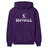 Basic Softball with Softball Player Icon on a Hoodie with a White Graphic